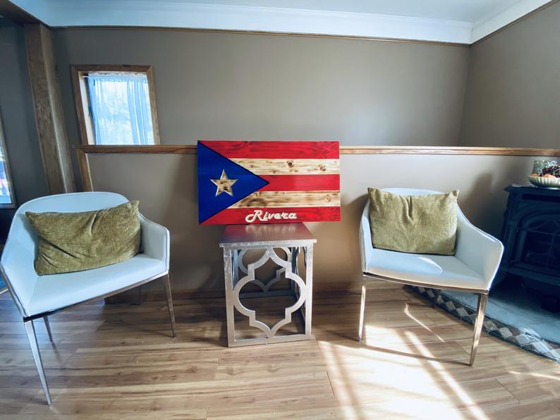 Personalized Rectangular Rustic PR Flag