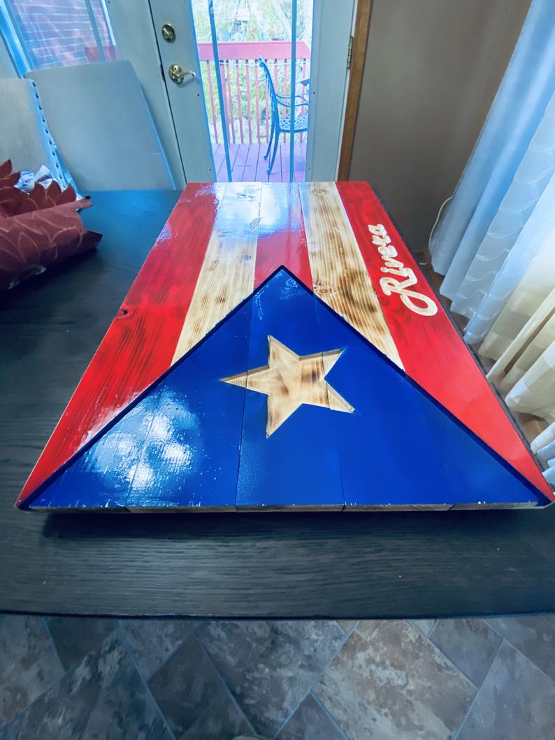 Personalized Rectangular Rustic PR Flag