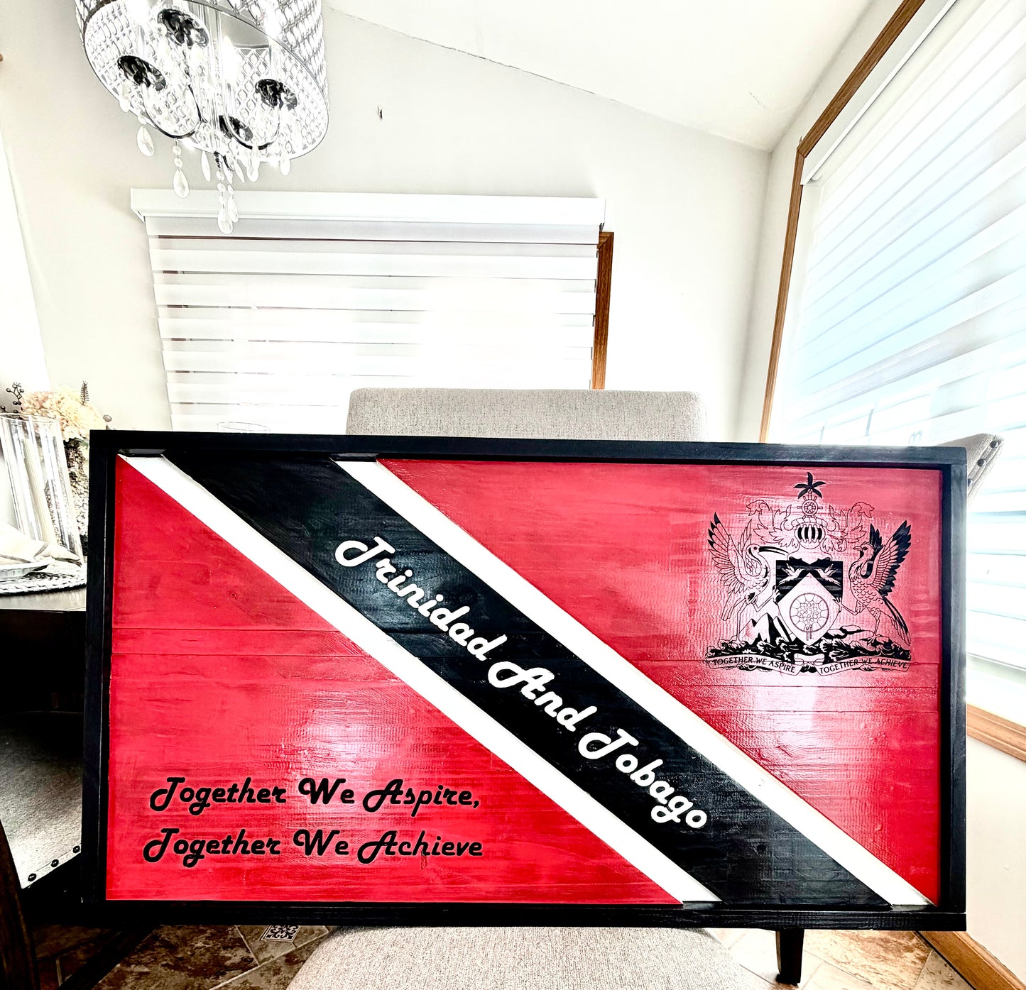 Trinidad & Tobago Framed Flag