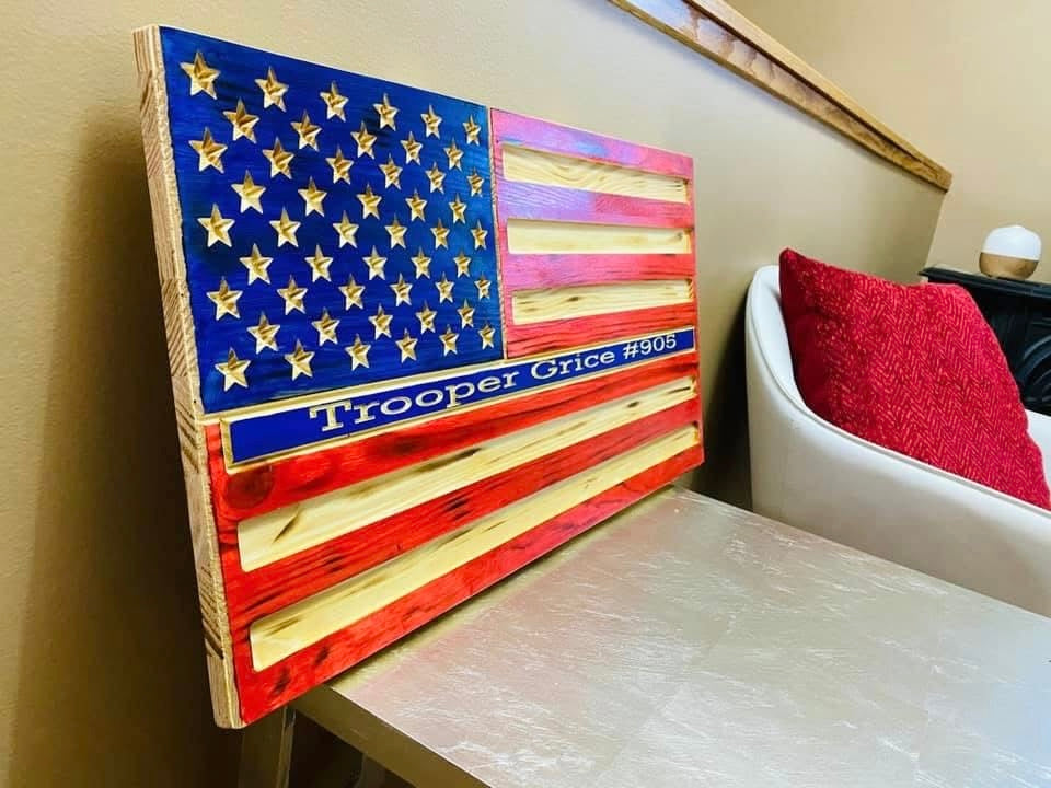 Personalized USA Flag