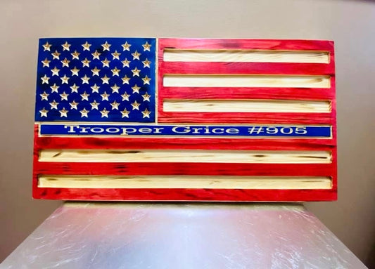 Personalized USA Flag