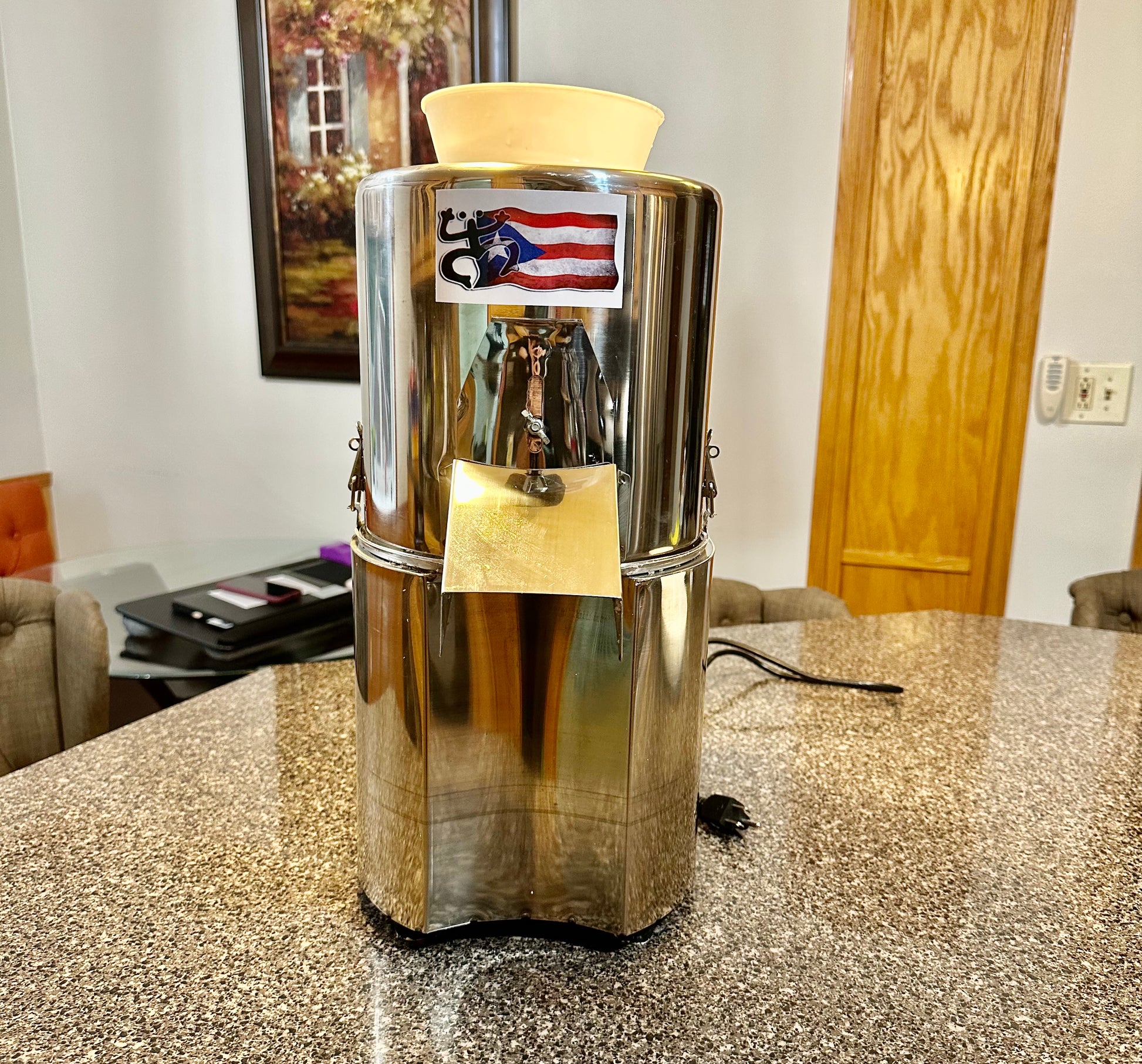 Pastel Machine Pasteles Machine with PR Flag – EngraveX LLC