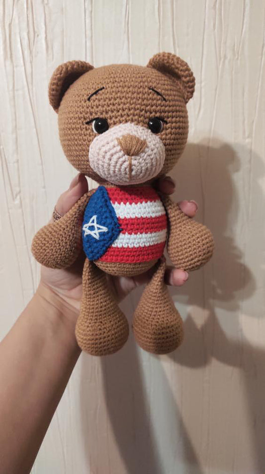 Puerto Rican Stuffed Bear