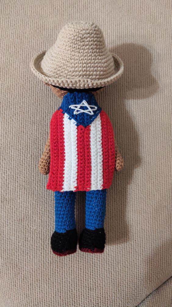 Knitted Jibaro with Cape