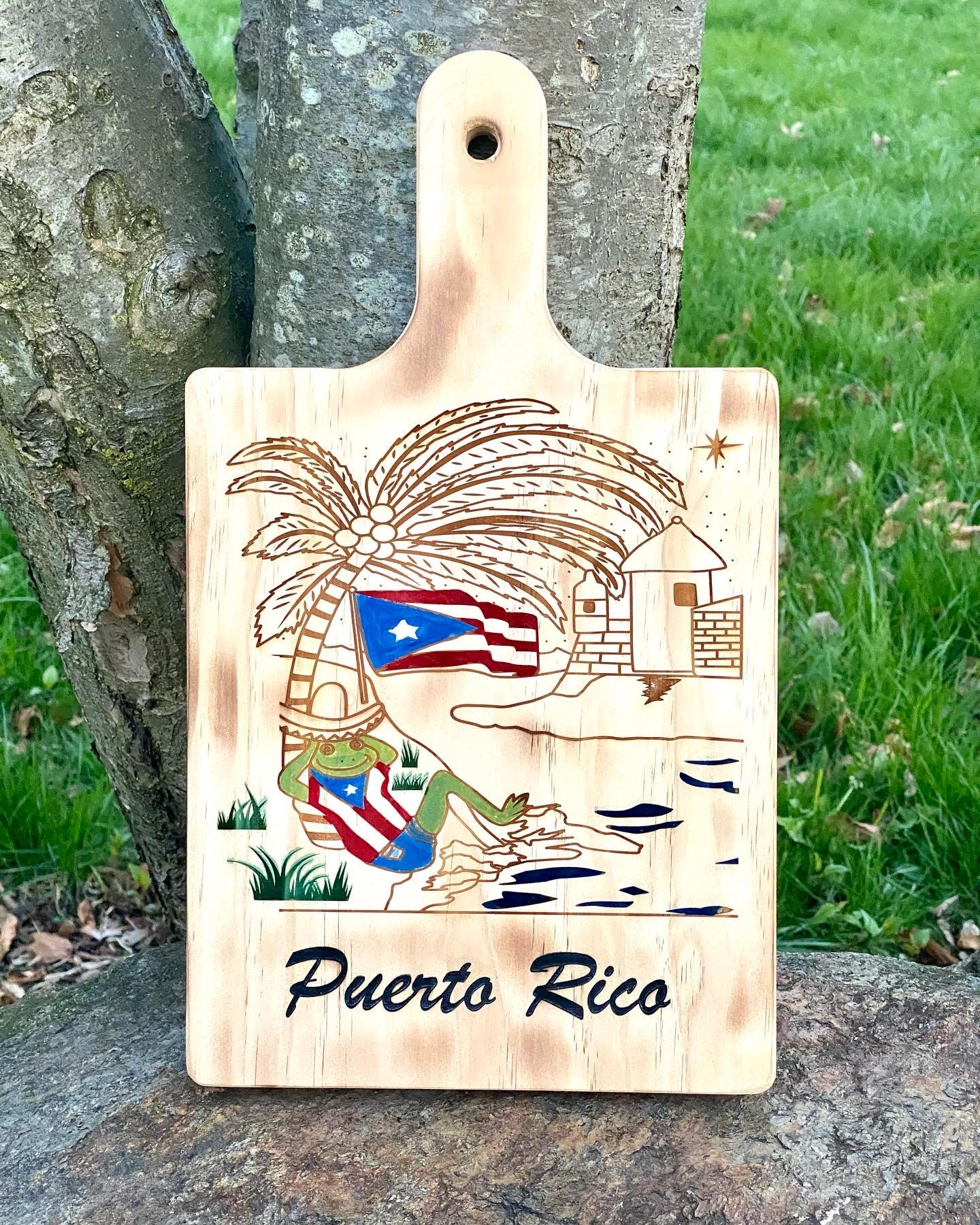 Painted Personalized Cutting board