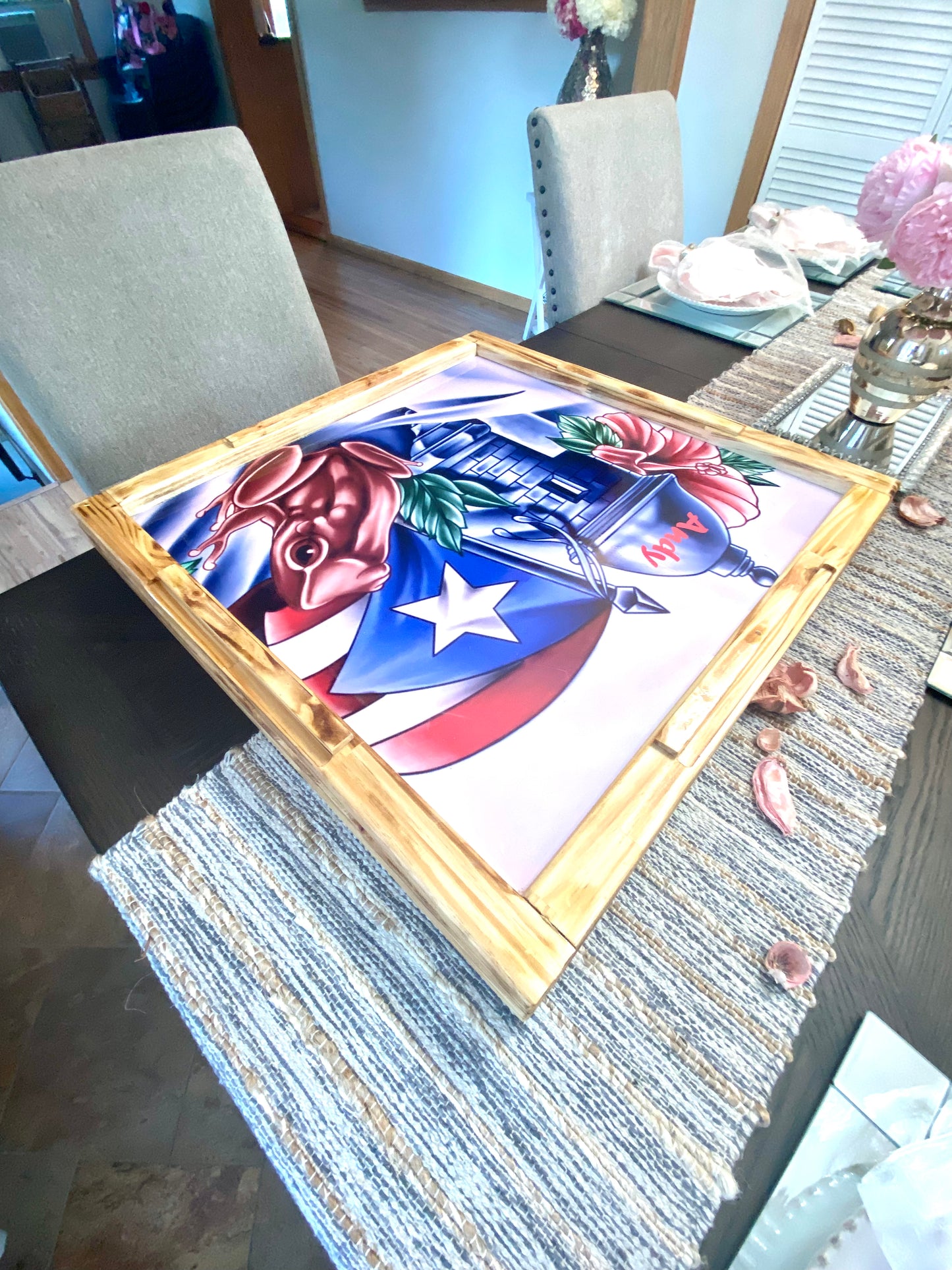 Personalized Domino Table Top